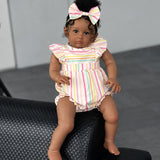 60cm Reborn Baby Doll with Curly Hair thumbnail 4