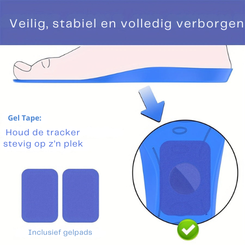 Kids shoe insole side profile showing cushioning