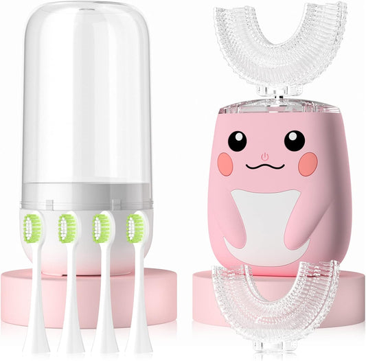Kids Sonic Electric Toothbrush Set | 360° U-Shape + Case – view 2