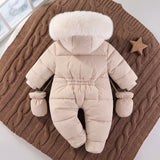 Cosy Baby Winter Jumpsuit | Padded Warm One-Piece thumbnail 5