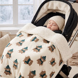 Soft Flannel Baby Stroller Blanket thumbnail 5
