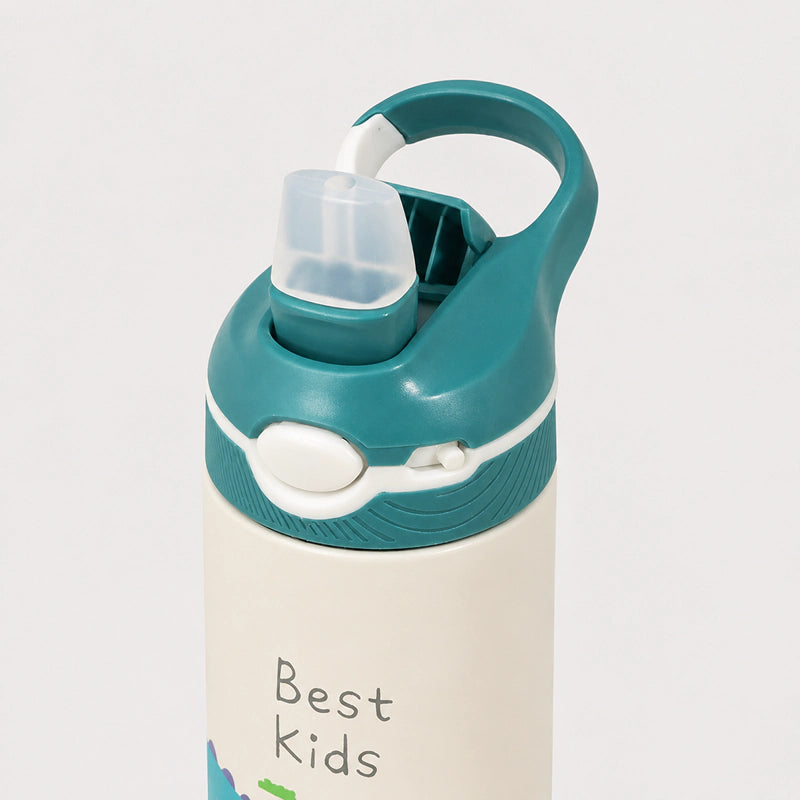400ml water bottle silicone straw detail
