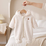 Flannel Baby Winter Jumpsuit | Soft Cosy One-Piece thumbnail 4