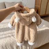 Flannel Baby Winter Jumpsuit | Soft Cosy One-Piece thumbnail 5