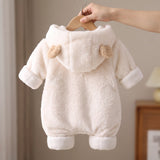 Flannel Baby Winter Jumpsuit | Soft Cosy One-Piece thumbnail 6