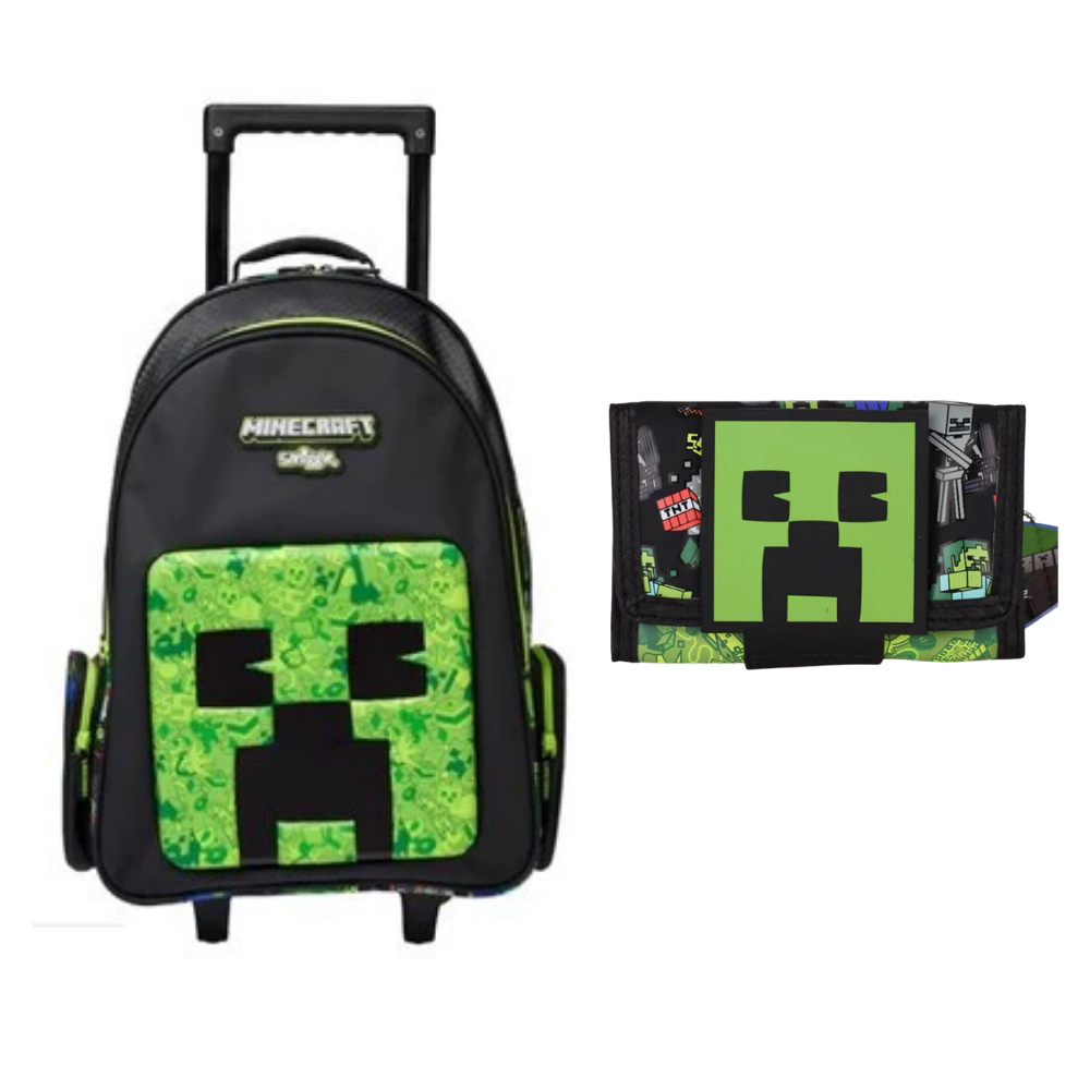Kids trolley backpack with coin purse bundle