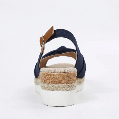 Ergonomic Wedge Sandals Women – Adjustable Strap & Arch Support, Summer Patio Comfort Canada