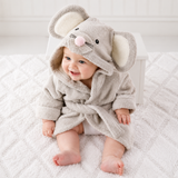 Baby Hooded Bath Towel — Soft Animal Design Bath Poncho for Babies & Toddlers thumbnail 6