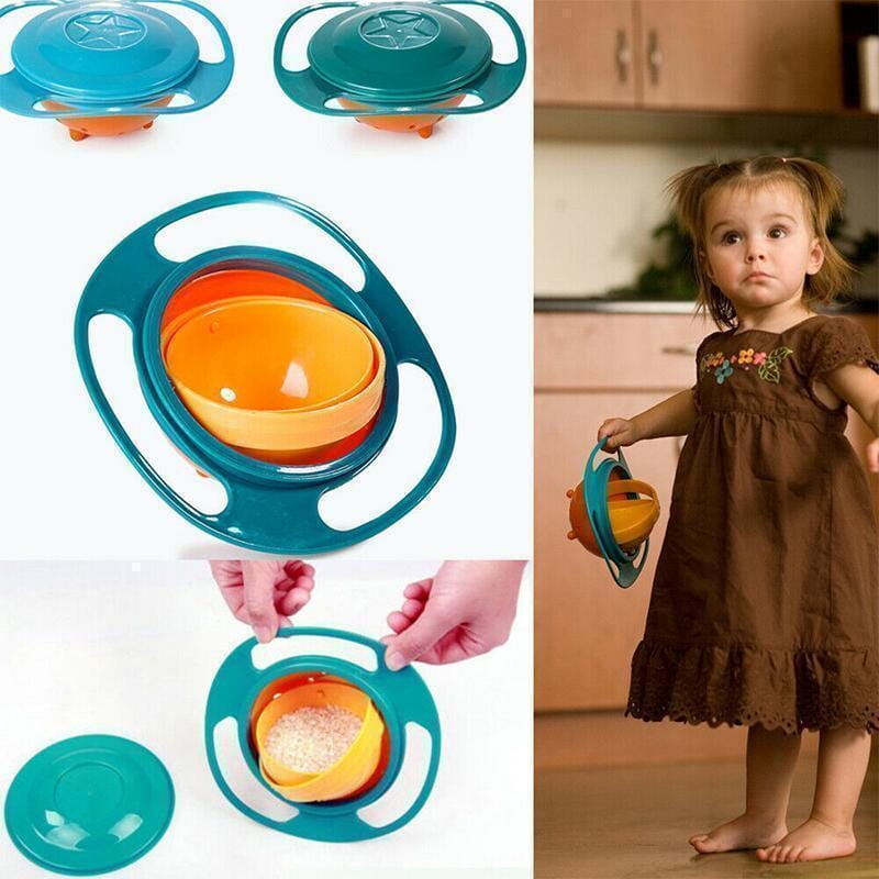 360 No-Spill Gyro Bowl | Spill-Proof Toddler Snack Bowl