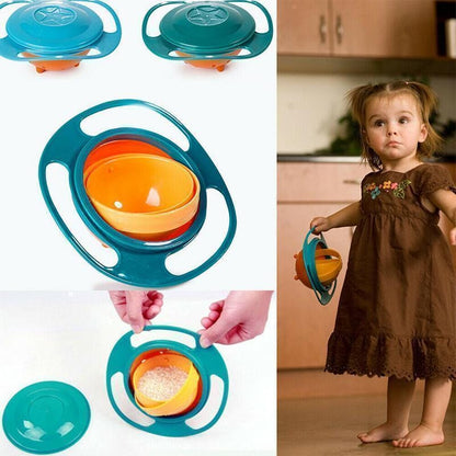 360 No-Spill Gyro Bowl | Spill-Proof Toddler Snack Bowl