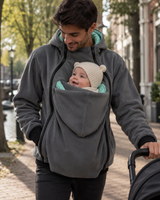 Kangaroo Baby Carrier Hoodie with Built-in Pouch thumbnail 6