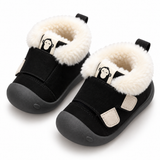 Baby Cartoon Fleece Boots, Warm Soft Sole Outdoor Shoes thumbnail 4