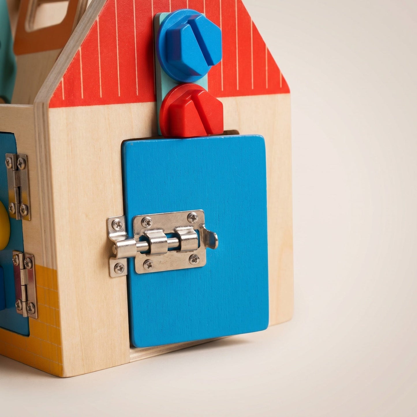 Montessori wooden tool house toy