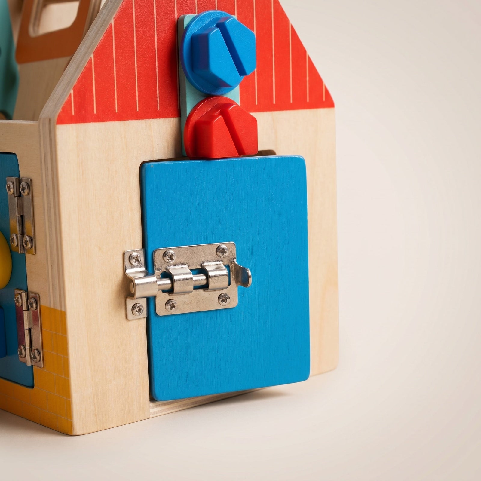 Montessori wooden tool house toy