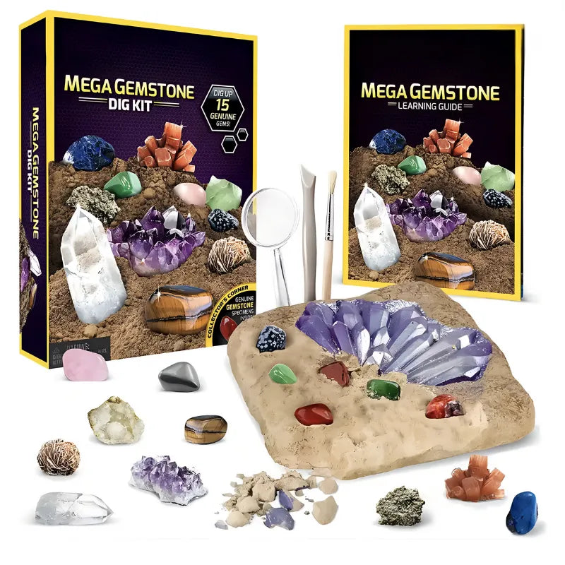 Gemstone Dig Kit – Educational Excavation Toy for Kids