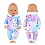 Reborn Baby Doll Outfit Set - 43cm/17in Clothes & Hat thumbnail 4
