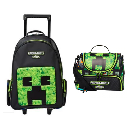 Kids trolley backpack with lunch bag bundle