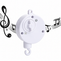 Wooden Baby Cot Mobile Arm & Hanging Felt Toy Set