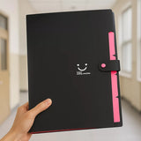 Coloured A4 File Folder Paper Organiser with Pockets thumbnail 1