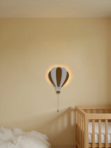 Kids Wall Night Light | Cloud & Hot Air Balloon Nursery Lamp thumbnail 3