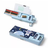 Double Layer Pencil Case with Calculator thumbnail 1
