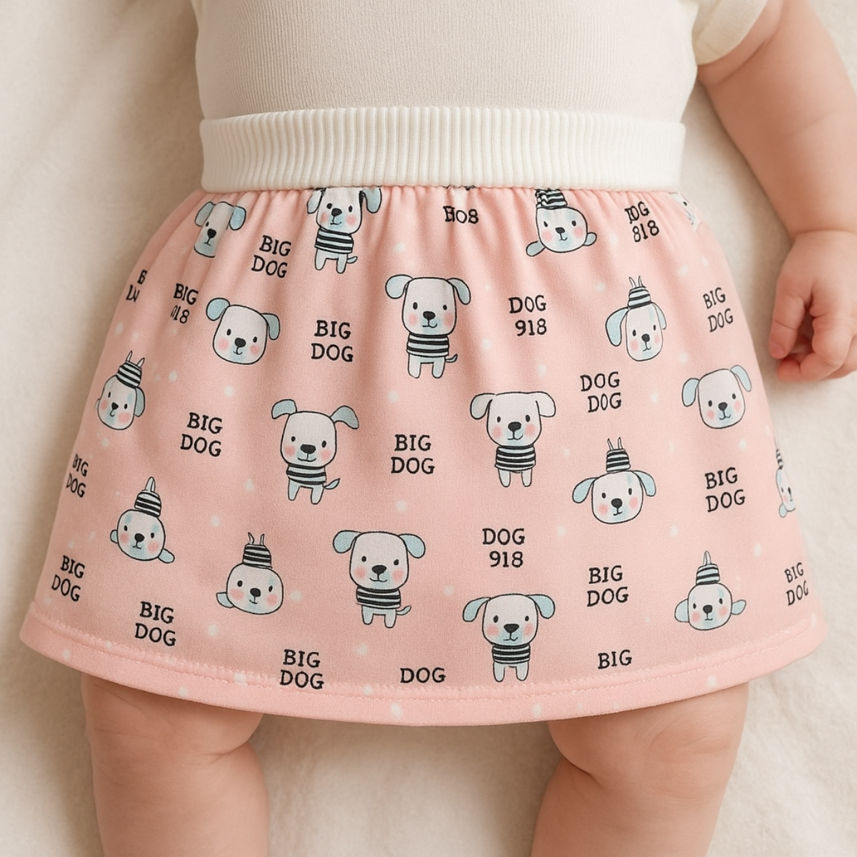 Kids Printed Pants & Skirt Set — Cute Animal Patterns