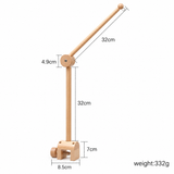 Wooden Baby Cot Mobile Arm & Hanging Felt Toy Set thumbnail 4