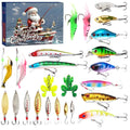 Fishing Advent Calendar, 24 Assorted Lures & Baits