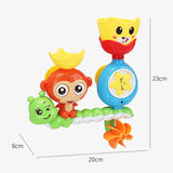 Baby Bath Toy Set with Suction Cups — Water Track Play thumbnail 6