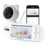 HD WiFi Baby Monitor – 5" Screen, Night Vision, Cry Detection & App thumbnail 1