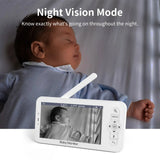 HD WiFi Baby Monitor – 5" Screen, Night Vision, Cry Detection & App thumbnail 3