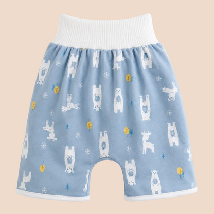 Kids Printed Pants & Skirt Set — Cute Animal Patterns