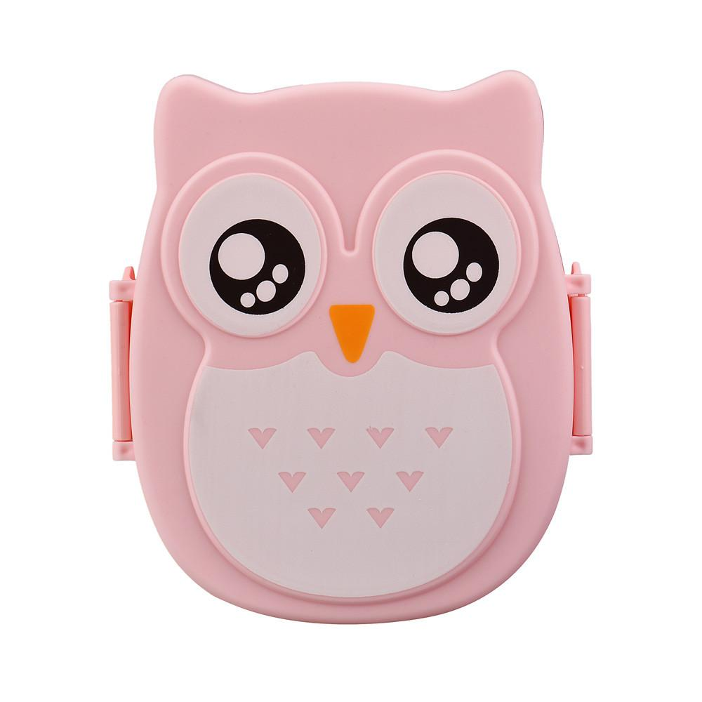 Kids Owl Lunch Box with Cutlery