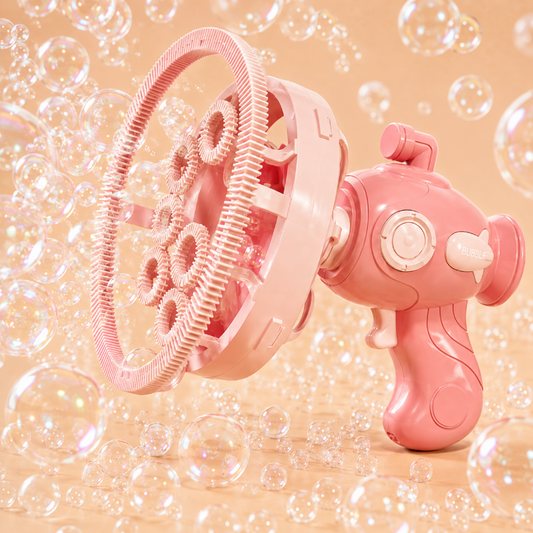 Kids electric bubble gun pink