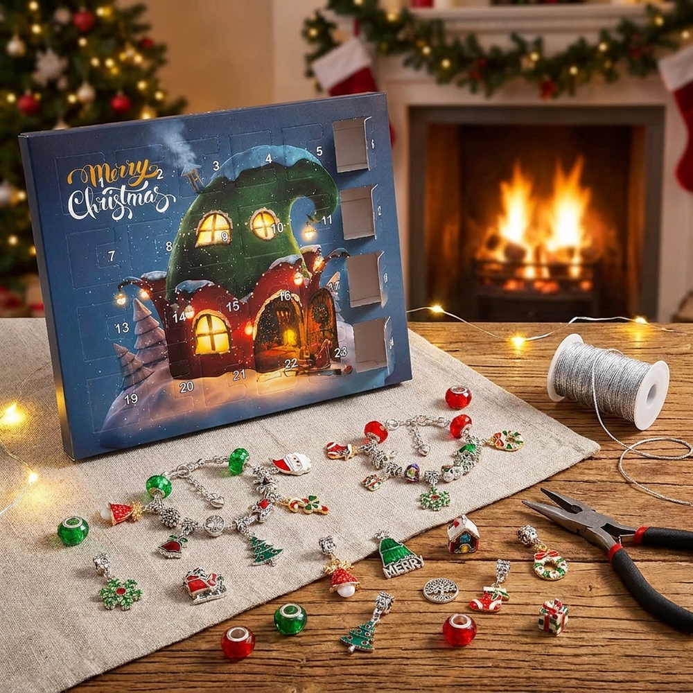 DIY Bracelet Advent Calendar – 24 Days of Festive Crafting