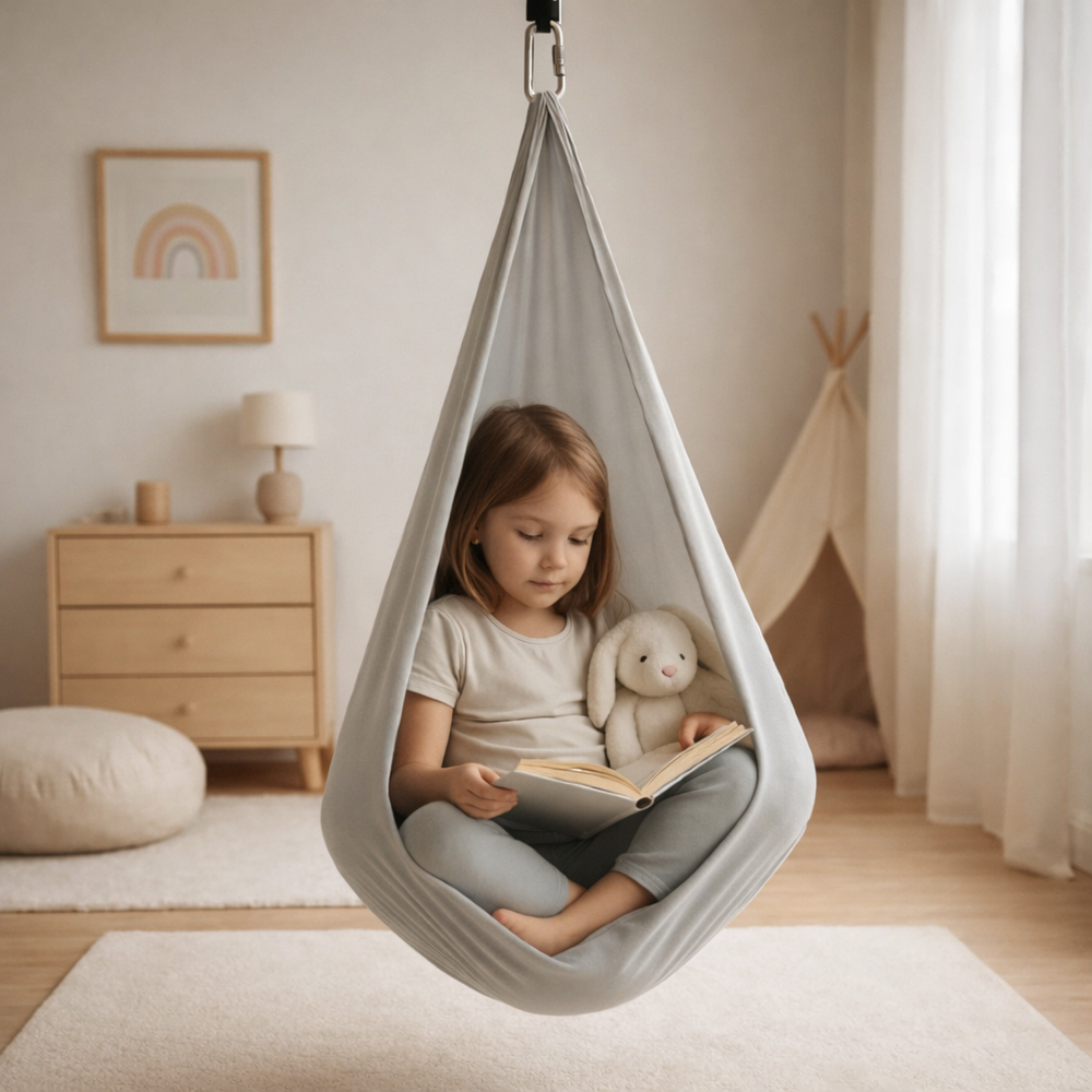 Sensory Cocoon Swing - Calming Hanging Seat for Indoor & Outdoor