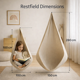 Sensory Cocoon Swing - Calming Hanging Seat for Indoor & Outdoor thumbnail 6