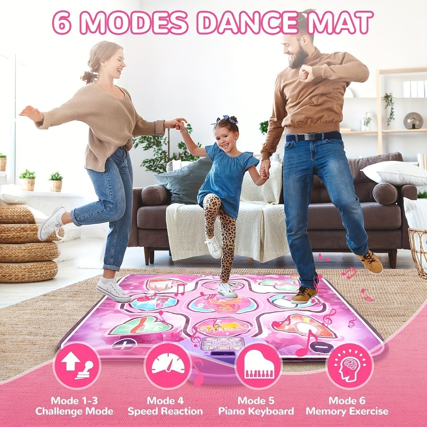 Interactive kids dance mat