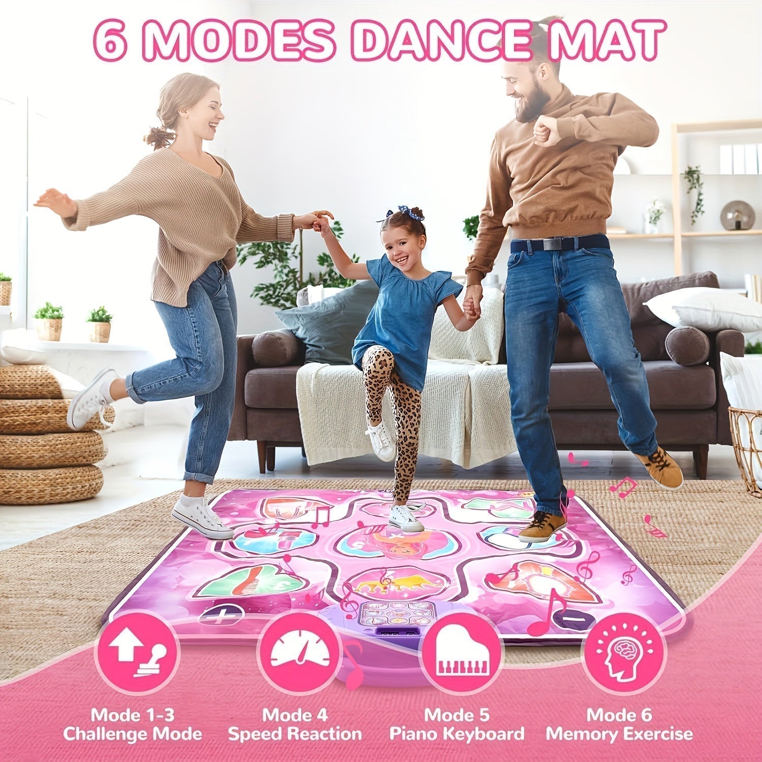 Interactive kids dance mat