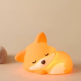 Fox Night Light | Soft Silicone Nursery Lamp with 20-Min Timer thumbnail 5