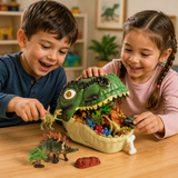 DinoWorld Realistic Dinosaur Head Playset | Creative Role-Play Toy thumbnail 2