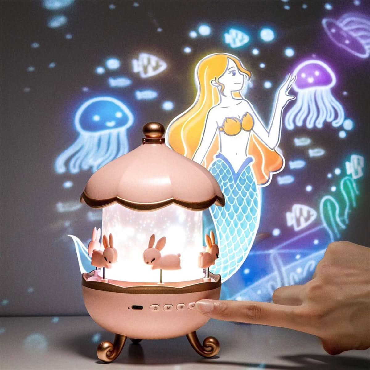 Enchanted Star Projector Night Light