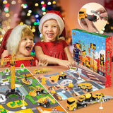 Construction Advent Calendar with Toy Vehicles & Play Mat thumbnail 2
