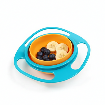 360 No-Spill Gyro Bowl | Spill-Proof Toddler Snack Bowl