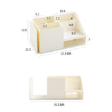 Desk Pen Holder with Drawer & Bookshelf – Multi-Compartment Organiser thumbnail 6