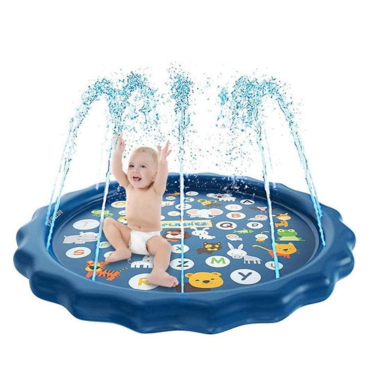 Sprinkler splash pad for kids outdoor water play