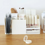 Desk Pen Holder with Drawer & Bookshelf – Multi-Compartment Organiser thumbnail 6