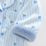 Baby Jumpsuit with Heart Print & Plush Details miniatura 4
