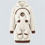 Babywearing Hoodie for Mum and Baby, 2-in-1 Teddy Fleece miniatura 6