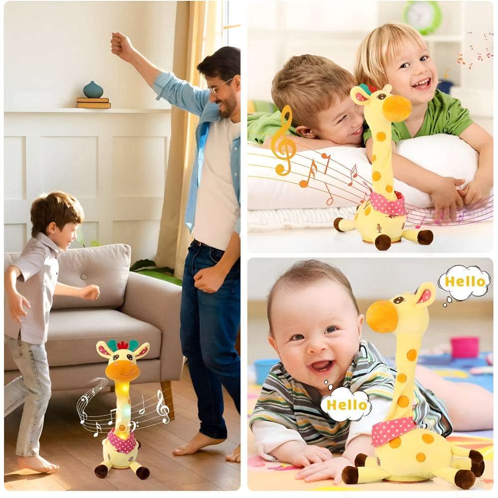 Singing giraffe plush size reference